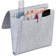 thumbnail image 1 of Gris claro - 32*20*10 cm, bolsillo para cama, fieltro, se puede colgar, 5 compartimentos, almacenamiento para sofá, 1 of 5