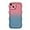 Pink Blue, variant on Solid Color Curly Wave Frame Soft Compatible with iPhone Case (Grey,iPhone 13)