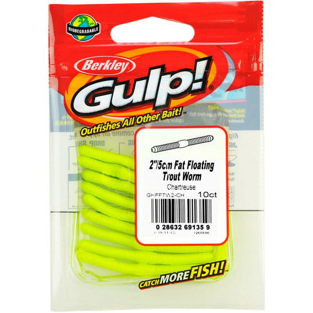 Berkley Gulp! Fat Floating Trout Worm Soft Bait