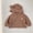 brown, variant on ZHaobin 2024 Spring New Baby Boy Bear Hooded Sweatshirt Toddler Girls Cotton Clothes Embroidery Tops Kids Hoodies Outwear (beige,9M  73cm)