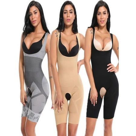 

3 Colors Full Body Shaper Girdle Bodysuit Waist Cincher Underbust Corset Slim Shapewear for Women xcvsdfs