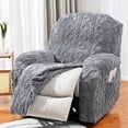 thumbnail image 4 of Clearance Items Recliner Chair With Pockets Double Weave Washable Plush Chair Protectors For Dogs Cats Sofa Covers For Sectional Sofa Set, 4 of 6