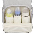 thumbnail image 4 of Bolso cambiador multifunción momia madre pañal bebé recién nacido gris Zulema Mochila del pañal de la madre, 4 of 8