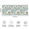 thumbnail image 3 of Light Blue Daisy Flower Pattern Bathroom Rugs Mat,Non Slip Microfiber Bathroom Rug,Rubber Backing,Soft Bathroom Mats for Bathroom Floor,Tub and Shower,60x24in(150x60cm), 3 of 5