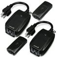 thumbnail image 1 of Télécommande Sans Fil, Interrupteur de Prise Électrique Extérieure Fosmon Résistant aux Intempéries, Prise 3 Broches (Batterie Incluse) (2, 2 Pack), 1 of 8