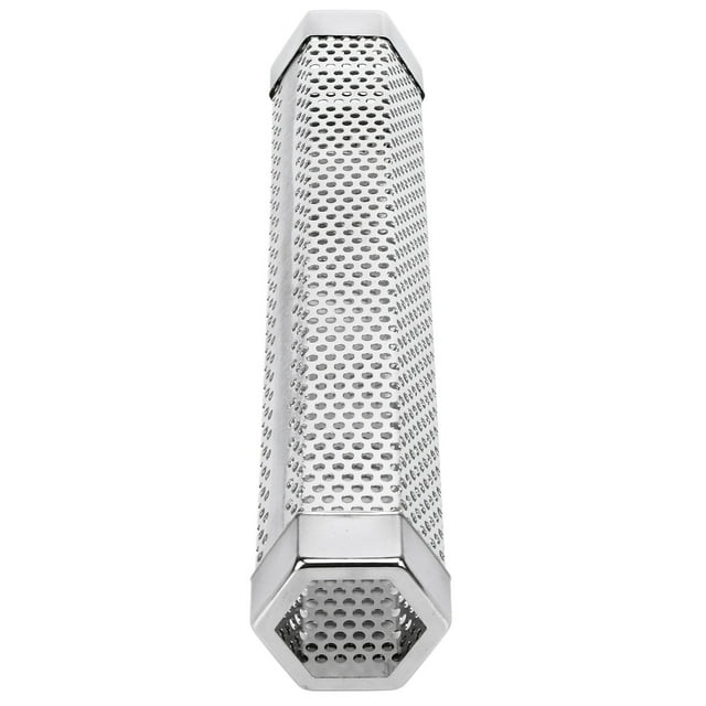 Tubo para ahumador de 12 pulgadas, tubo para ahumador de 12 pulgadas, tubo para ahumador de acero inoxidable con forma de rombo que mejora tu experiencia