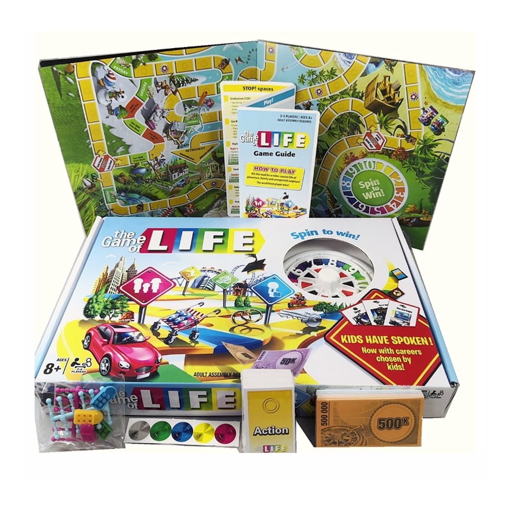 The Game of Life Board Game New Edition Traditional Board Game Fun Family Game 