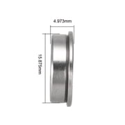 FR4ZZ Flange Ball Bearing 1/4x5/8x0.196 Double Metal Shielded (GCr15) Chrome Steel Bearings 10 pcs