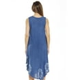 thumbnail image 3 of Riviera Sun Dress / Dresses for Women (Denim / Blue, 3X), 3 of 3