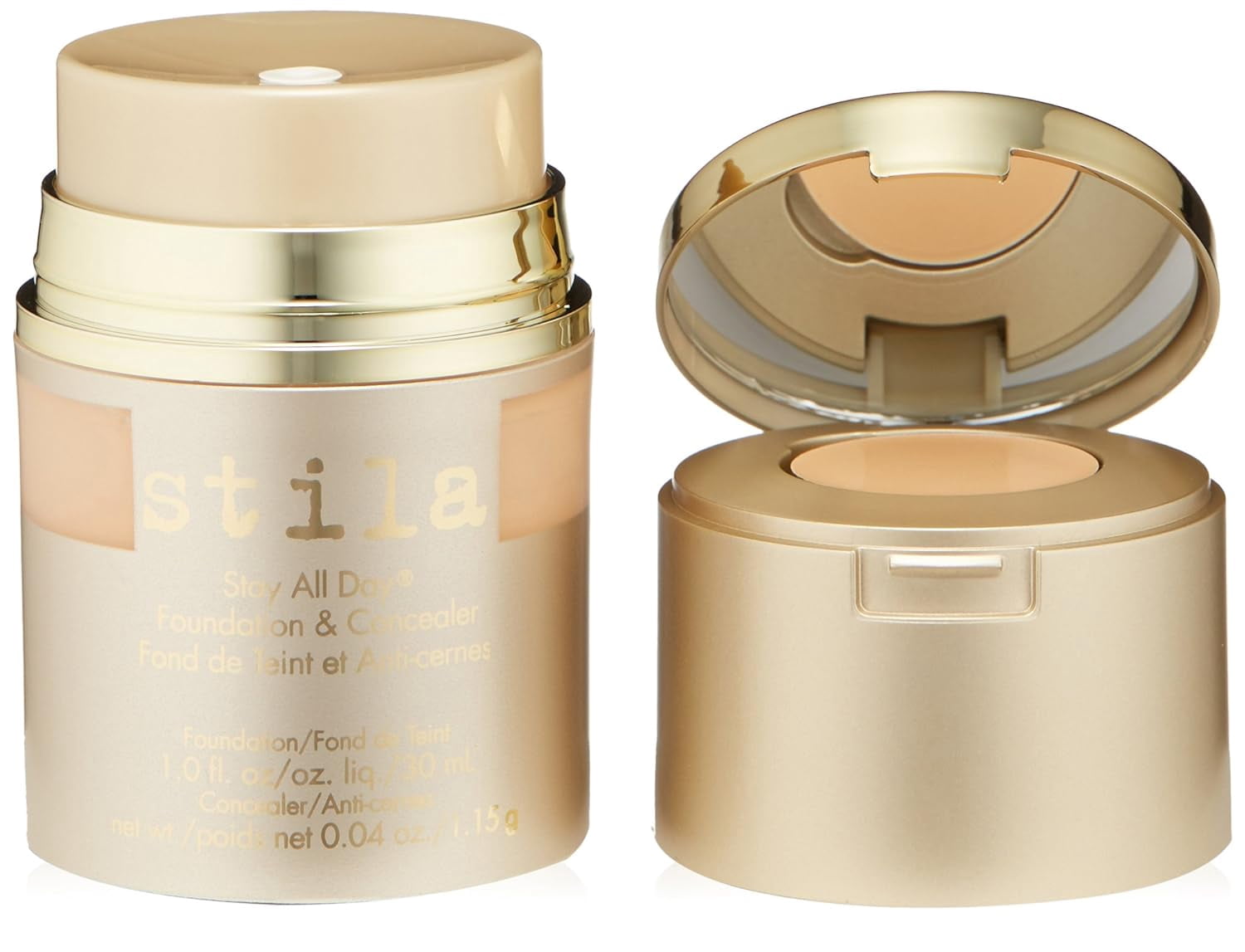 Stay All Day Foundation & Concealer - # 1 Bare by Stila for Women - 1 oz Makeup
