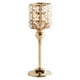 thumbnail image 2 of Candelabro de Cristal Macarena Candelabro de Mesa Decoración del Hogar Oro, 2 of 7