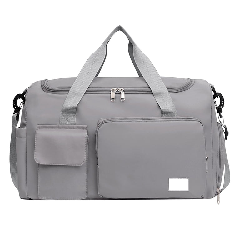 Waterproof Gym Bag with Wet Dry Compartment Shoe Pocket, Large