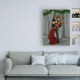 thumbnail image 3 of Trademark Fine Art 'Foxes Romantic Dancers' Canvas Art by Fab Funky, 3 of 3