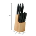 thumbnail image 6 of Mainstays 12 Piece Cutlery Set with Soft Grip Handles and Bamboo Storage Block, 6 of 11