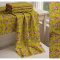 thumbnail image 6 of Soimoi Yellow Cotton Poplin Fabric Ranunculus & Roses Floral Print Fabric by the Yard 58 Inch Wide, 6 of 7