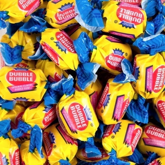 Dubble Bubble Original Wrapped Gum Bubble Gum Flavor 2 lbs