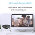 thumbnail image 4 of 2X Cámara Web 1080P Mini PC Cámara USB Cámara 1080P Cámara Web Profesional HD con Micrófono para Computadora Transmisión de Juegos de Oficina, 4 of 5
