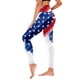 thumbnail image 1 of Gibobby Leggings Translúcido Día la Independencia para las mujeres 4 julio Leggings Pantalones para yoga Correr Pilates Gimnasio Medias Compresión Yoga Correr Fitness（Rojo， XL), 1 of 4