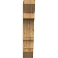 thumbnail image 2 of Ekena Millwork 6"W x 24"D x 32"H Balboa Slat Rough Sawn Bracket, Western Red Cedar, 2 of 4