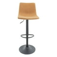 thumbnail image 2 of Modern Adjustable Bar Stool - Swivel & Footrest - Kitchen Dining Room Bar Counter Height Chair, 2 of 4