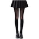 thumbnail image 2 of Medias negras hasta la rodilla con costuras para mujer - Talla única, nailon, lencería sexy, cintura elástica, 40-73 kg, 2 of 4