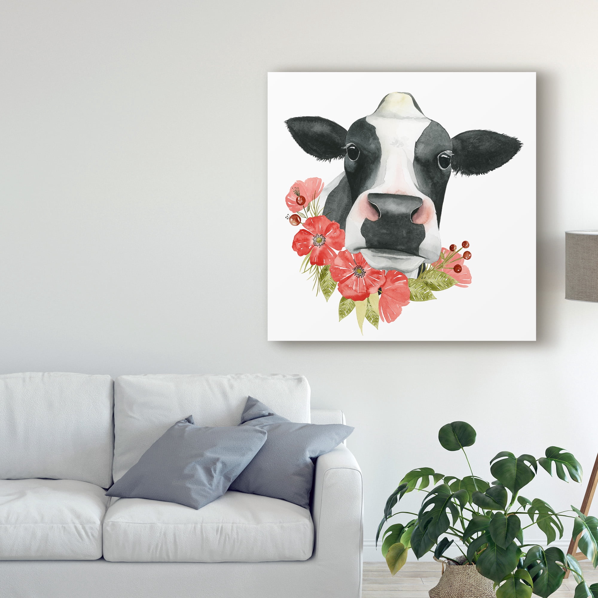 Trademark Fine Art 'Poppy Farm I' Canvas Art by Grace Popp