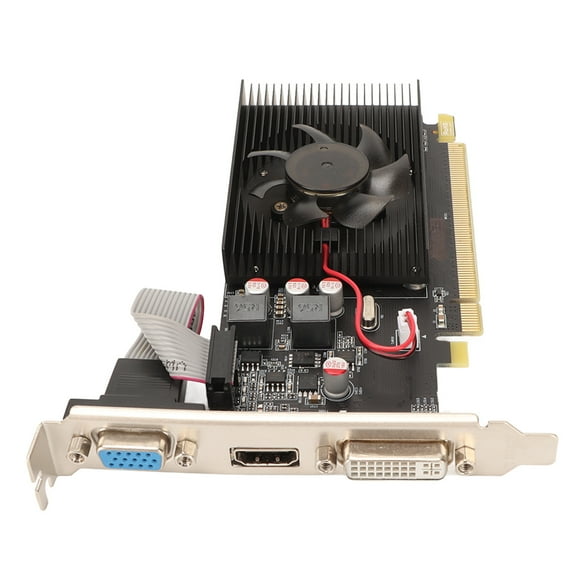 Computer Graphics Card, 2GB DDR3 Game Graphics Card HD7450 Integrated HD Multimedia Interface Support DirectX 11 With 2 Bracket For Desktop PCs
