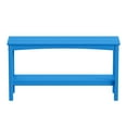 thumbnail image 3 of WestinTrends 55" Outdoor Patio HDPE Adirondack 2-Tier Shelf Console Table, Pacific Blue, 3 of 16