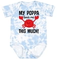 thumbnail image 3 of Inktastic My Poppa Loves Me Childs Crab Boys or Girls Baby Bodysuit, 3 of 5
