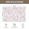 thumbnail image 3 of Placemat, Pioneer Flower Floral Print Pattern Place Mats Table Mat Set Of 2, PVC Washable Placemats for Party Kitchen Dining Decoration, 18x12 Inch, Fade Resistant, 3 of 6