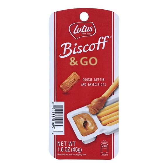 Biscoff - Snack Pck Cookie Butter Brdstk - 1.6 OZ - Case of 8