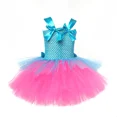 thumbnail image 4 of Vestido de tutú de Trolls para niñas, disfraces de cumpleaños de princesa Poppy para niños, vestidos de elfos mágicos para Halloween, trajes de flores de hadas para niñas, 4 of 4