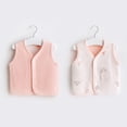 thumbnail image 2 of Gibobby Blusas De Niñas Chaleco transpirable de color sólido para niños pequeños de verano en lados Use un informal adecuado para 0 a 2 años （Rosa， 12-18 Meses), 2 of 5