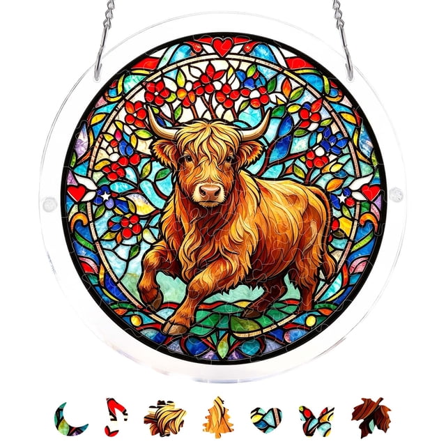 Suncatcher Acrylic Puzzle Decoration Kit