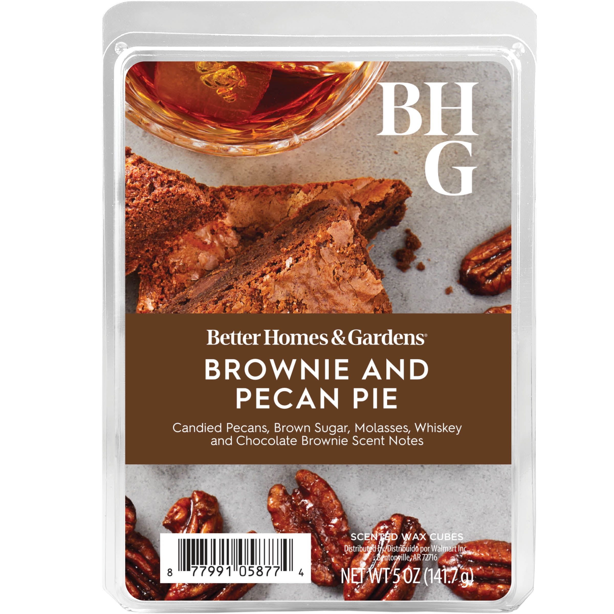 (2 pack) Brownie Pecan Pie Scented Wax Melts, Better Homes & Gardens, 5 oz (Value Size)