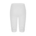 thumbnail image 5 of Jxximdong Leggings for Women High Waisted Hollow Lightweight And Comfortable Pants Solid Color Soft Casual Pajama Trouserss White XL Yoga Pants, 5 of 5