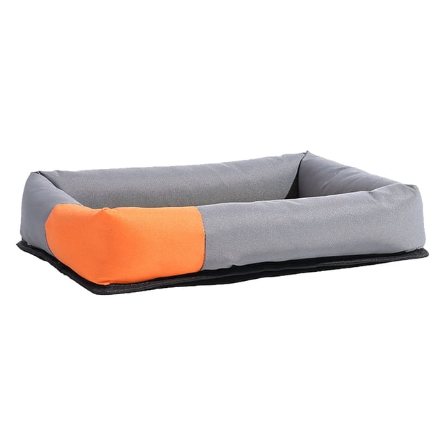 Colchoneta de refrigeración lavable Methold para mascotas a prueba de humedad Naranja XL