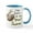 White/Blue Inside, variant on CafePress - The Sloth Is My Spirit Animal - 11 oz Ceramic Mug - Novelty Coffee Tea Cup