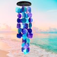 thumbnail image 2 of Campanillas de viento Bellaa 20414 Capiz, madera, 69 cm, color morado, 2 of 7