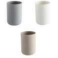 thumbnail image 4 of 5Pcs Bathroom Toothbrush Cup Solid Color Tooth Cup Couples Simple Tooth Brushing Cups for Bathroom White, 4 of 8