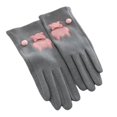 thumbnail image 5 of Guantes de mujer de invierno de terciopelo cálidos y bonitos para estudiantes, para conducir, para pantallas táctiles, para esquiar y montar a caballo, 5 of 5