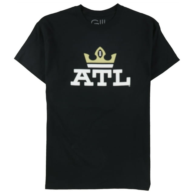 Camiseta gráfica G-III Sports ATL para hombre color negro grande