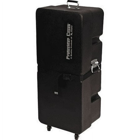 Molded PE Accessory Case; Upright w/ Wheels - 36 InchX16 InchX12 Inch