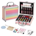 thumbnail image 1 of Funda de transporte de maquillaje Anpro All-in-One con set de maquillaje profesional para adolescentes, 1 of 8