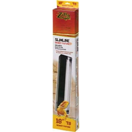 - Zilla Reptile Slimline Reptile Lighting Fixture with UVB Lamp, 18-Inches