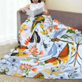 thumbnail image 6 of Vsdgher Insects and Flowers Ultra-Soft Micro flannel Blanket Throw Blankets for Couch Sofa, Bed (4 sizes)-80"x60", 6 of 7