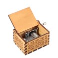 thumbnail image 1 of Amdohai Wood Music Box Mini Vintage Engraved Hand-Operated Musical Box Birthday Christmas Valentine's Day Exquisite Gift, 1 of 9