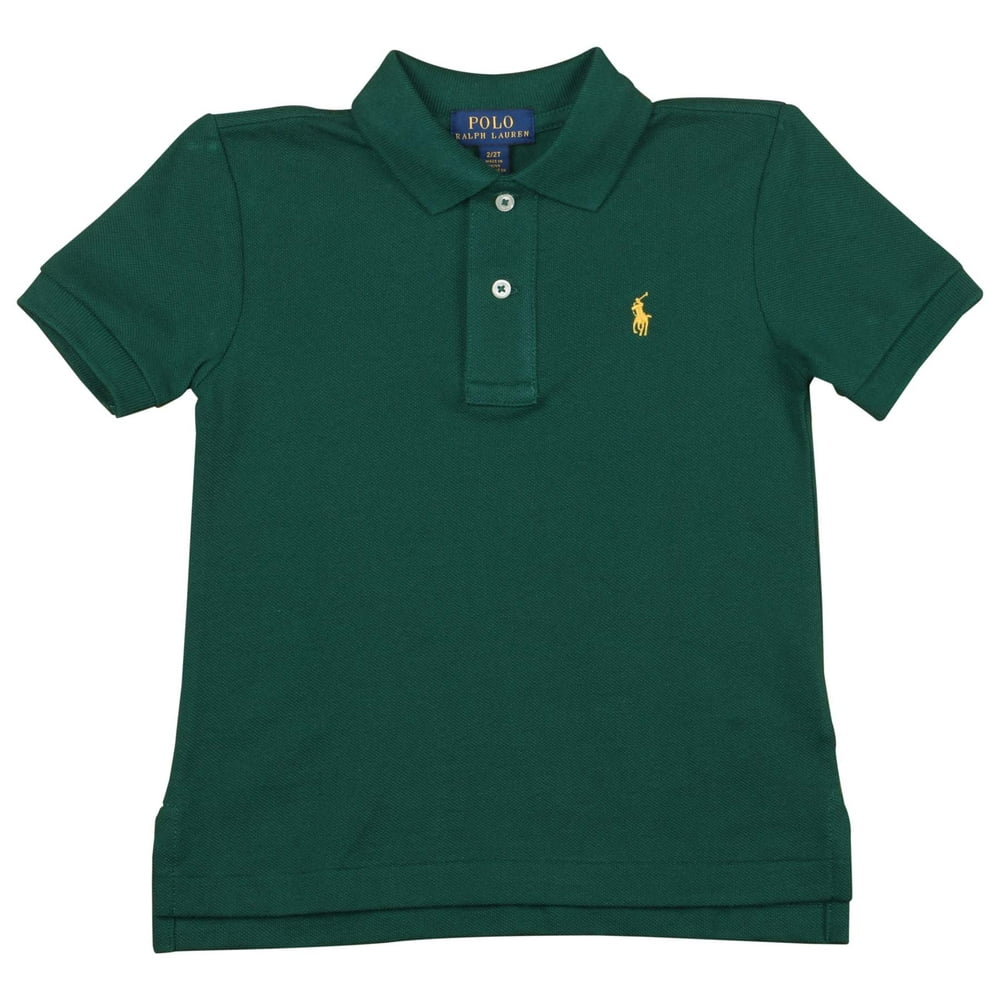 Polo Ralph Lauren Polo RL Toddler Boy's (2T5T) Mesh Polo Shirt (Pine