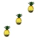 thumbnail image 4 of Bearachild Exquisita decoración de piña de cristal amarillo amarillo para sala de estar o gabinete de vino El cristal es amarillo Type1 NO1, 4 of 6