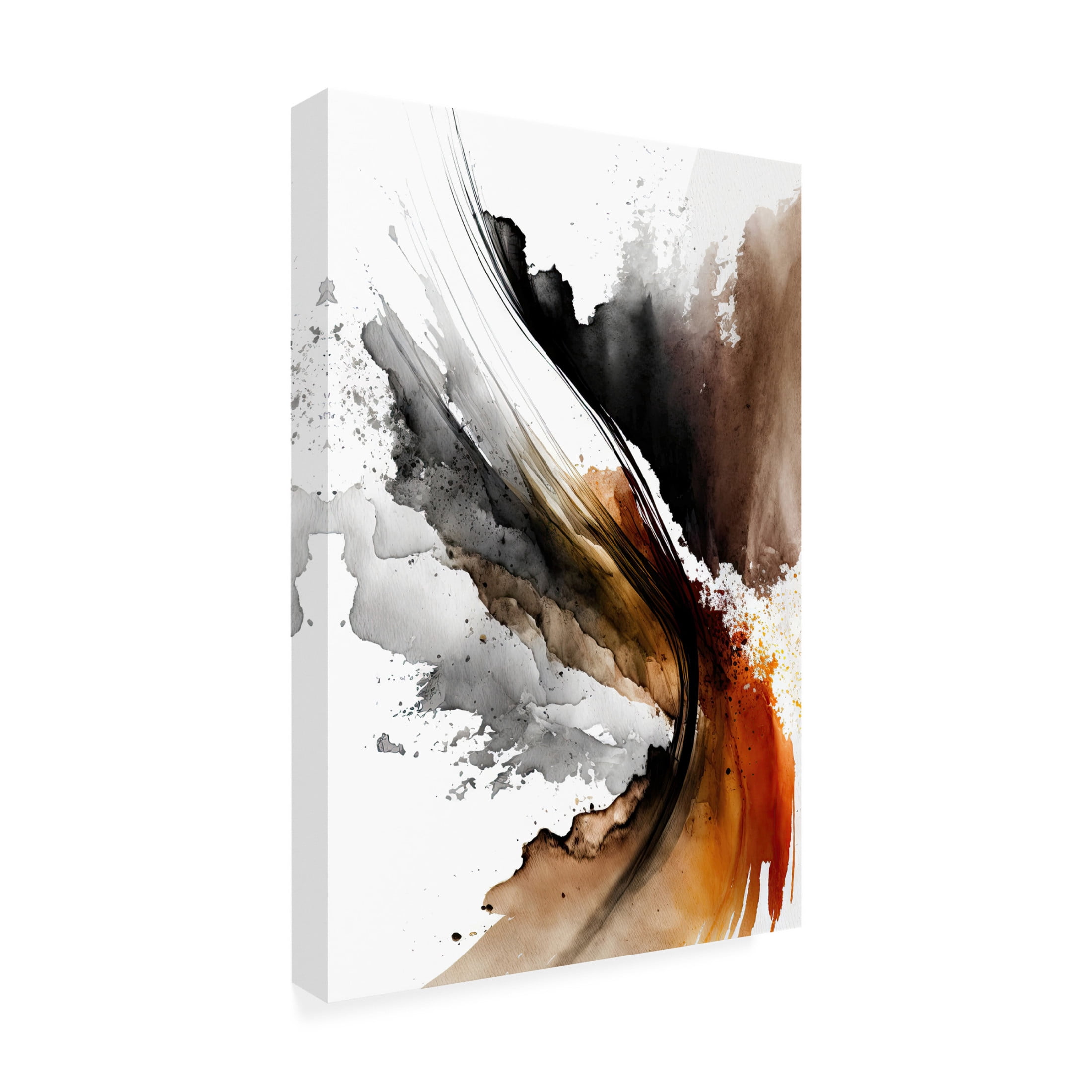 Trademark Fine Art Mauro Earthy Abstraction Canvas Wall Art